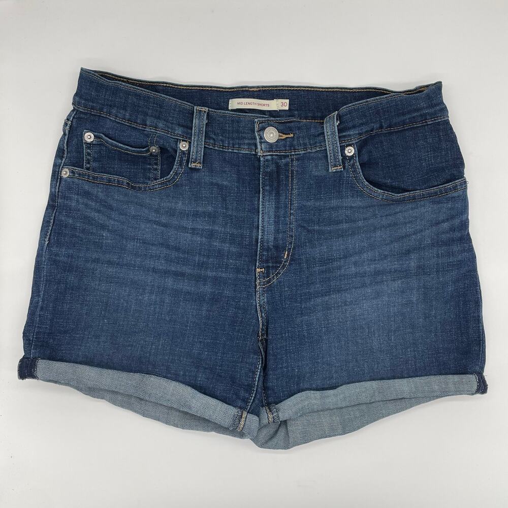 Levi’s Mid Length Denim Shorts - Blue - 30